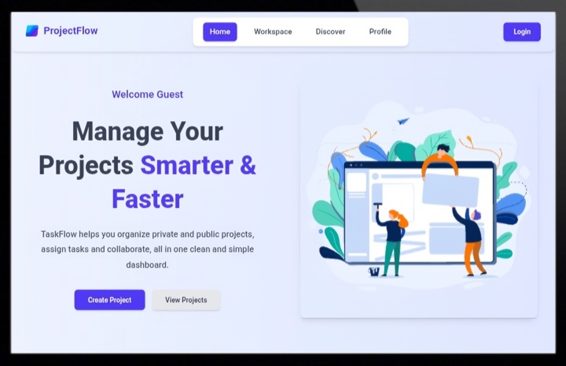 ProjectFlow – screenshot 1
