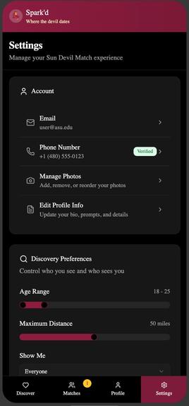 Spark'd – screenshot 4