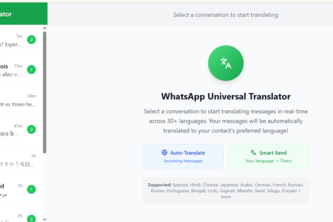 WhatsApp Universal Translator-web extension