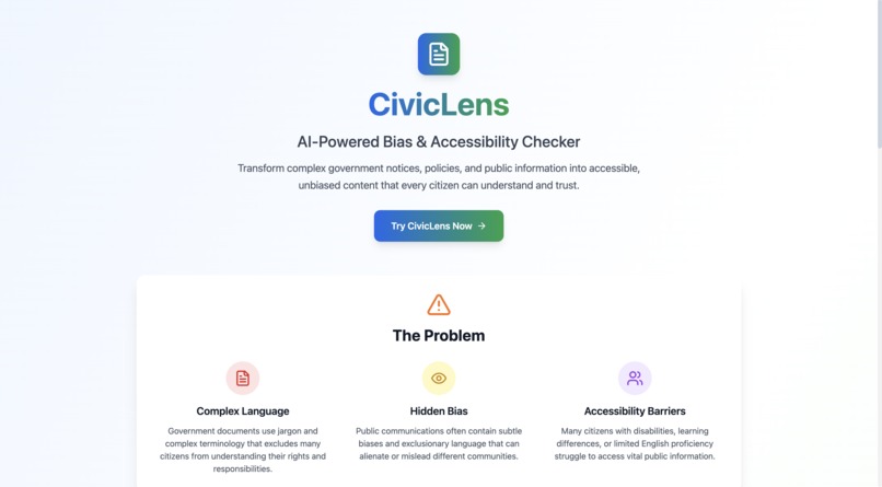 CivicLens AI – screenshot 2