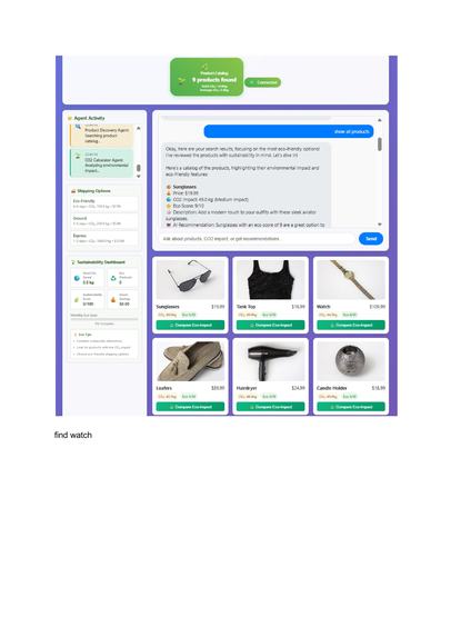 CO2‑Aware Shopping Assistant – screenshot 3