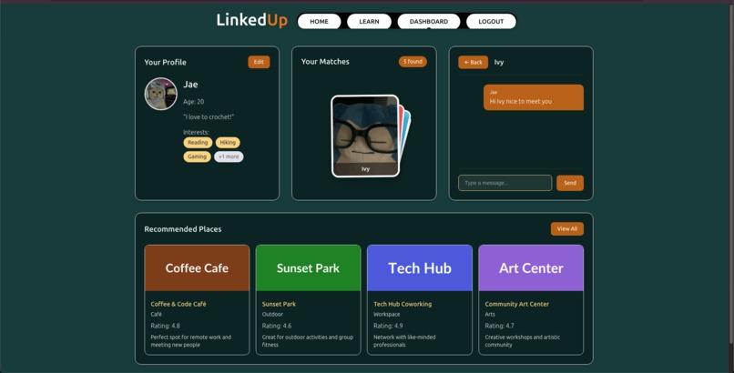 LinkedUp – screenshot 2