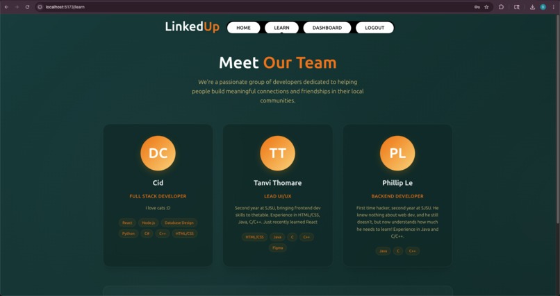 LinkedUp – screenshot 4