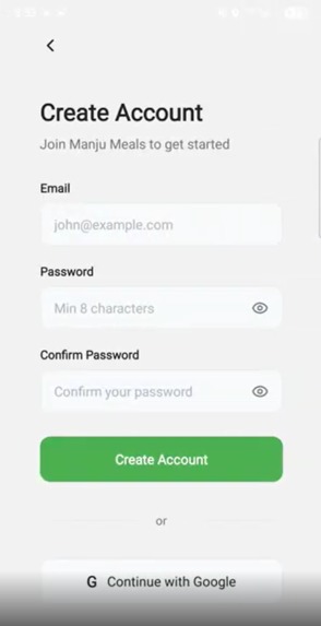 Manju Meals - AI-Powered Dietary & Meal Management – screenshot 4