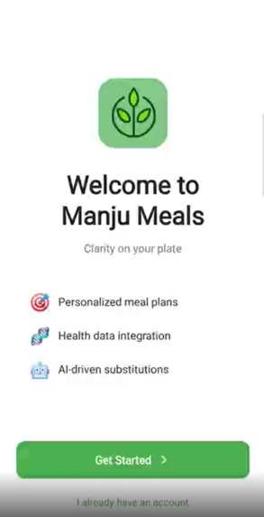 Manju Meals - AI-Powered Dietary & Meal Management – screenshot 5
