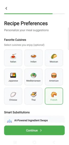 Manju Meals - AI-Powered Dietary & Meal Management – screenshot 9