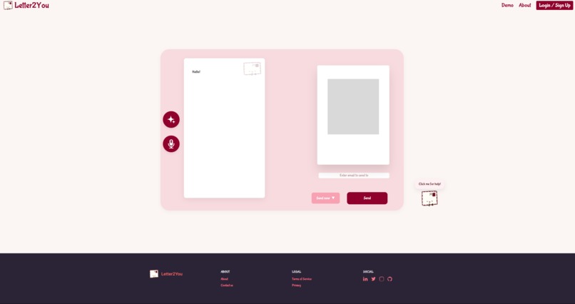 Letter2You – screenshot 2