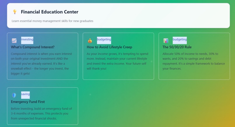 GradFinance – screenshot 8
