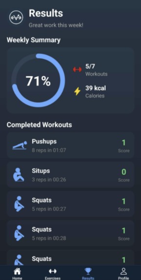 VitalityAI – screenshot 2