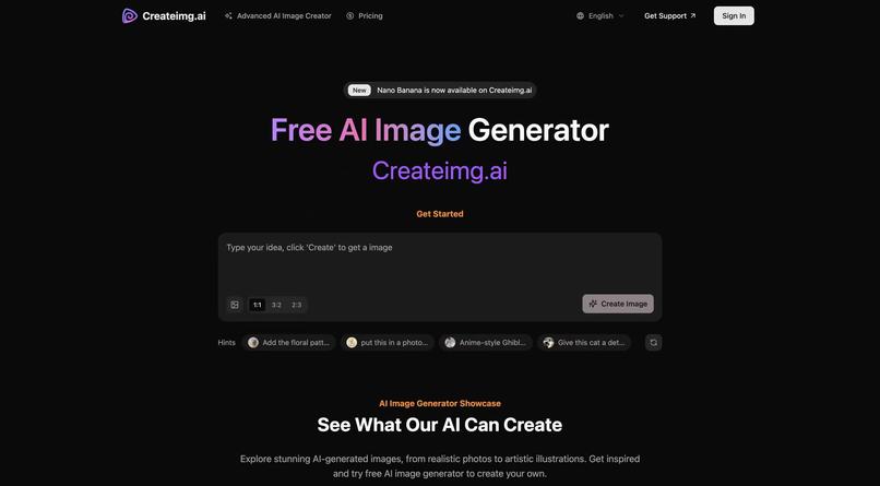 AI Image Generator - Createimg.ai – screenshot 1