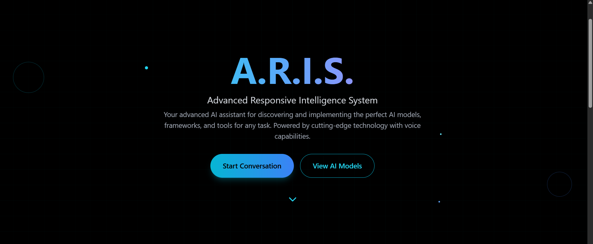 A.R.I.S. — Advanced Responsive Intelligence System | Devpost