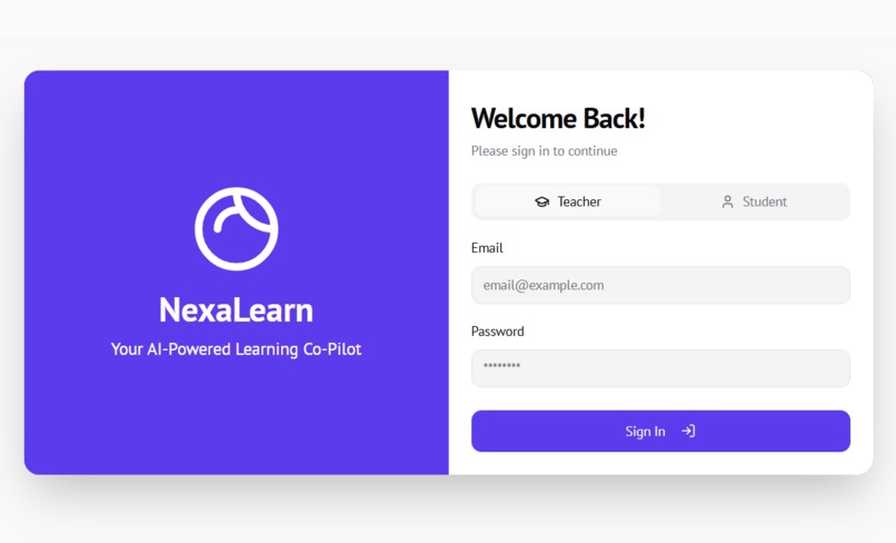 NexaLearn – screenshot 1