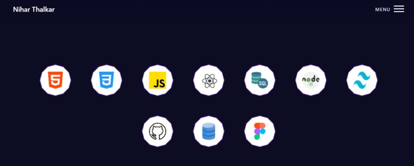 Nihar Thalkar Portfolio – screenshot 4