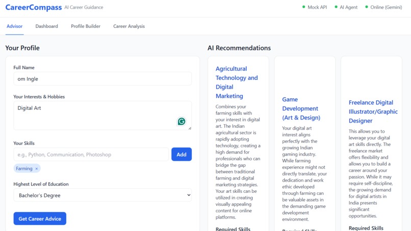 Career-Compass – screenshot 1