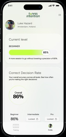 tennis intention – screenshot 1