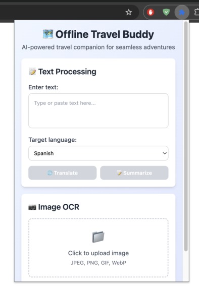 Offline Travel Buddy – screenshot 1