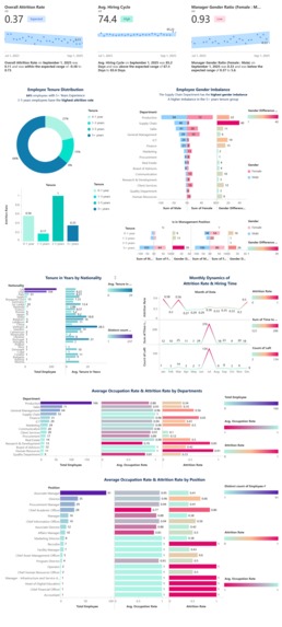 HR Workforce Dashboard – screenshot 1