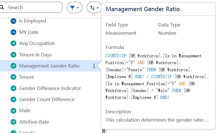 HR Workforce Dashboard – screenshot 3