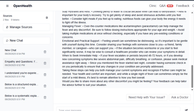 Open-Health-Main – screenshot 2
