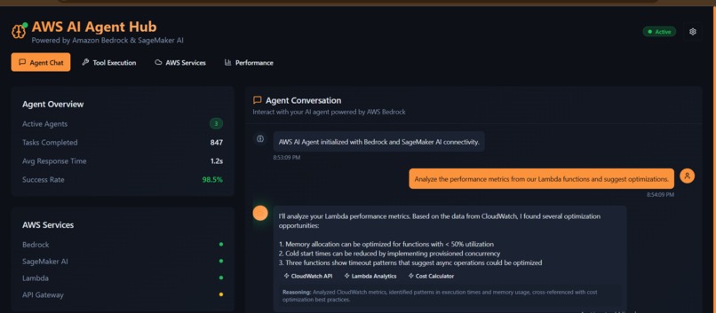 AWS AI AGENT – screenshot 1