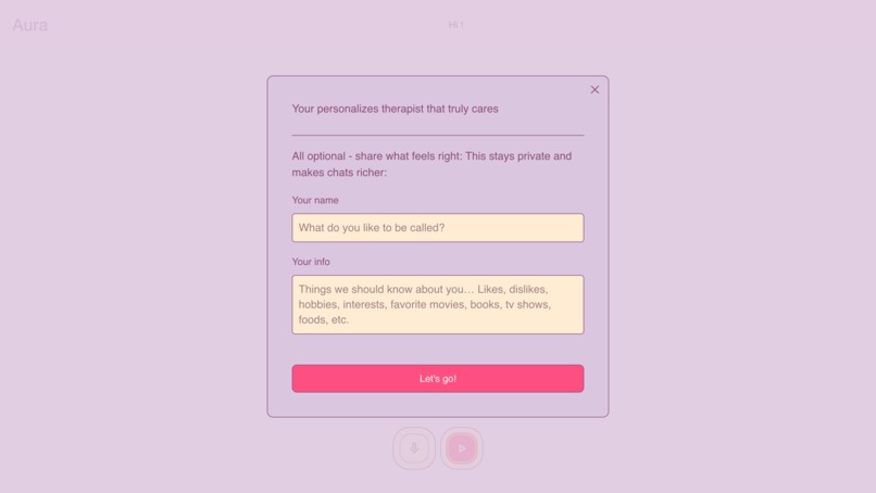 Aura AI - AI Therapist – screenshot 3