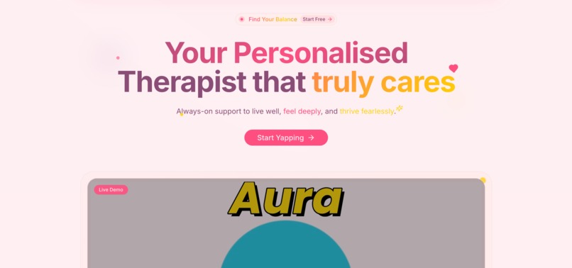Aura AI - AI Therapist – screenshot 2