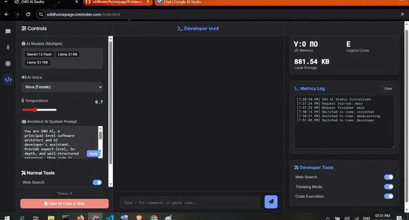 AI studio – screenshot 3