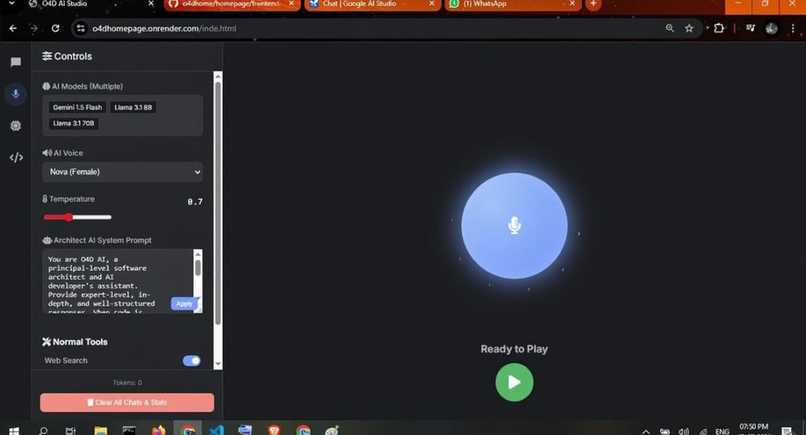 AI studio – screenshot 1