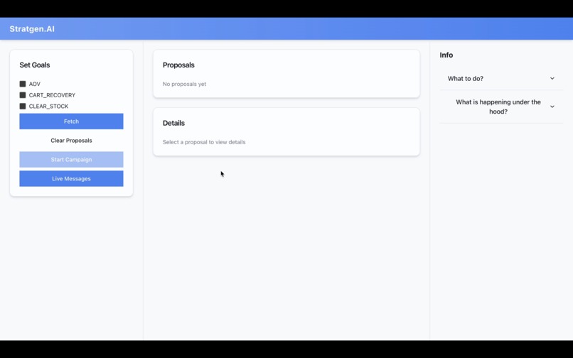 StratgenAI – screenshot 1