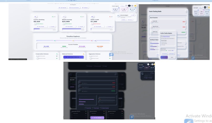 ChronoBank Agent v∞ — The Financial Time Machine – screenshot 1