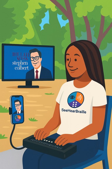 SeeHearBraille-Bringing TV to life for the deafblind – screenshot 1