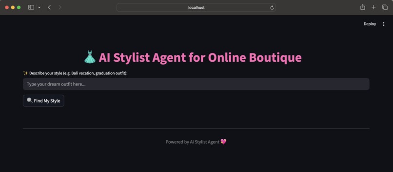 AI-Stylish Fashion Agent – screenshot 2