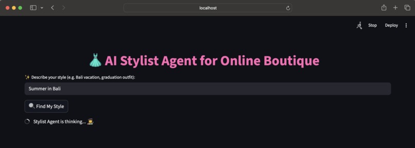 AI-Stylish Fashion Agent – screenshot 3