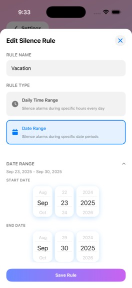 ZeroMiss: Smart alarm clock – screenshot 2