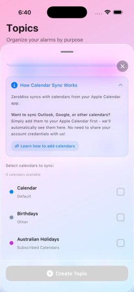 ZeroMiss: Smart alarm clock – screenshot 4