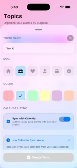 ZeroMiss: Smart alarm clock – screenshot 7