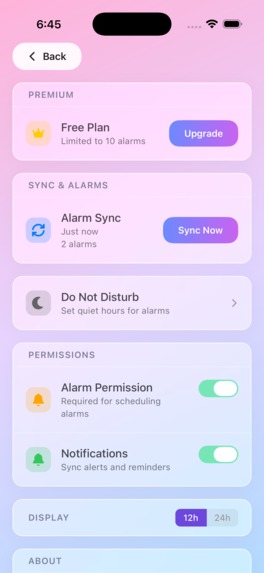 ZeroMiss: Smart alarm clock – screenshot 10