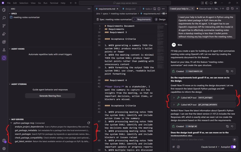 PyPI Packages MCP Server – screenshot 1