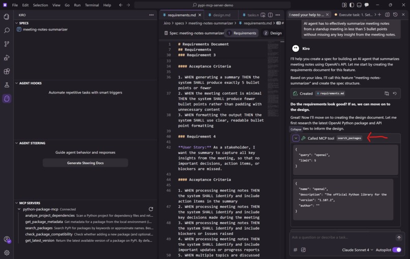 PyPI Packages MCP Server – screenshot 3