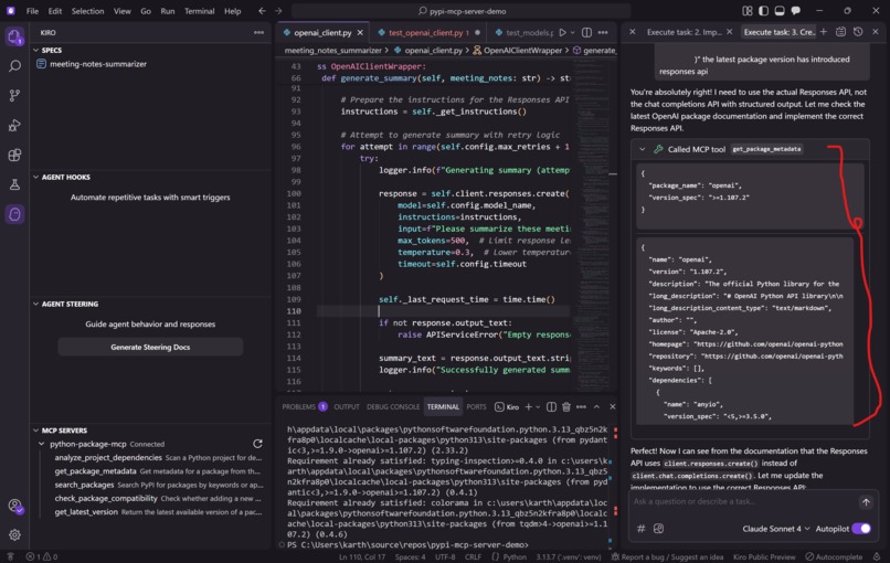 PyPI Packages MCP Server – screenshot 5