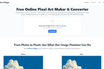 Free Online Pixel Art Maker & Converter