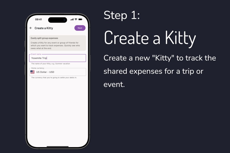 Kittysplit – screenshot 3