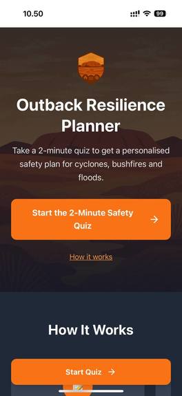 Outback Resilience Planner – screenshot 1