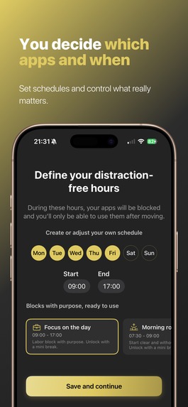 MoveGate – Focus & Health – screenshot 1