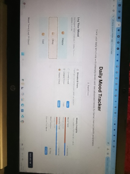 Daily Mood Tracker  – screenshot 1