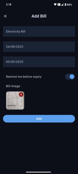 BillBox – screenshot 2