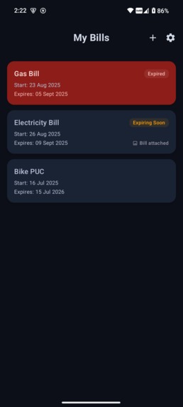 BillBox – screenshot 5