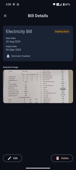 BillBox – screenshot 4
