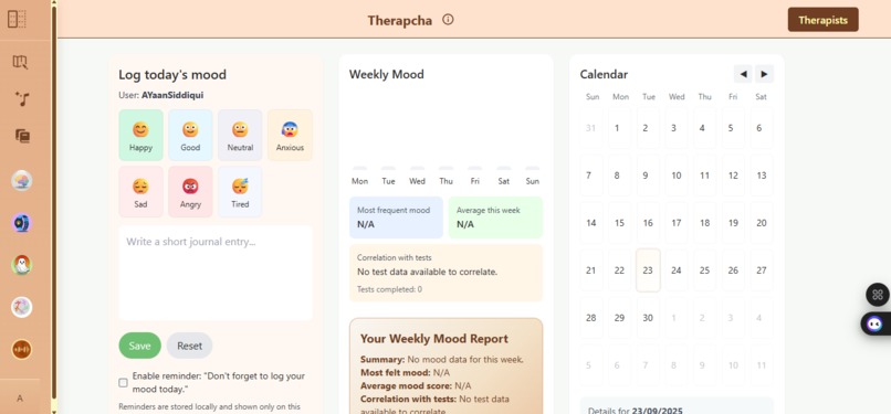 Therapcha – screenshot 2