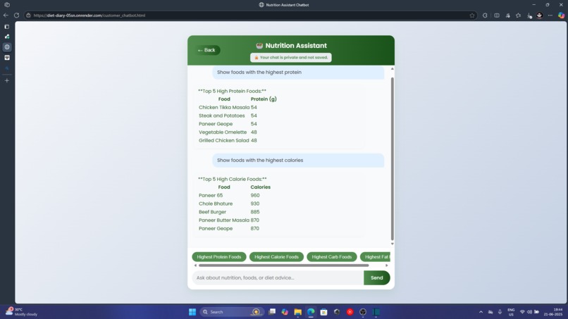 Diet-Diary – screenshot 6